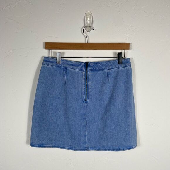 PacSun Light Blue Denim Mini Skirt - Picture 5 of 6